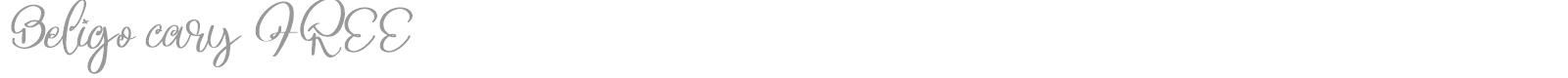 Beligo Cary font preview